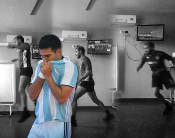 El jugador que entrena en el hospital mientras cuida a su papá internado con coronavirus