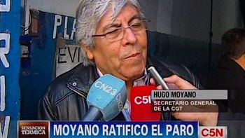 moyano ratifico la medida anunciada para este miercoles moyano ratifico la medida anunciada para este miercoles