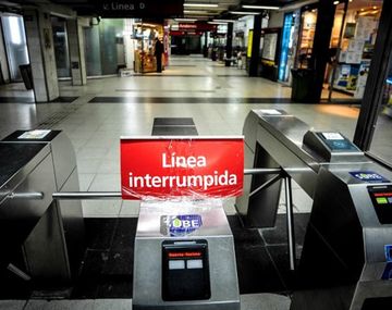 Paro de subtes en la línea B: los metrodelegados suspendieron la medida