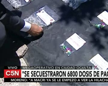 Secuestran 7 mil dosis de paco: 6 detenidos