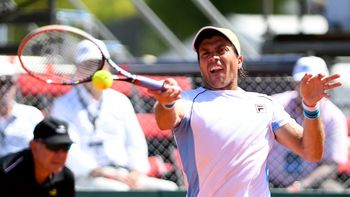 El chascomunense, durante el segundo punto de la serie ante Italia El chascomunense, durante el segundo punto de la serie ante Italia