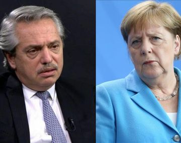 Alberto respondió el saludo de Merkel y se refirió al acuerdo Mercosur - UE