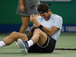 El dolor en la muñeca que persigue a Del Potro El dolor en la muñeca que persigue a Del Potro