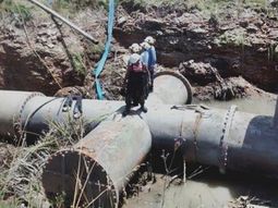 Un caño roto dejó a todo Bahía Blanca sin agua