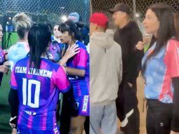 El equipo de Chiara Mancuso, a las piñas en un torneo de fútbol femenino. El equipo de Chiara Mancuso, a las piñas en un torneo de fútbol femenino.
