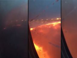 susto en el aire: principio de incendio en una avion tras un aterrizaje de emergencia susto en el aire: principio de incendio en una avion tras un aterrizaje de emergencia