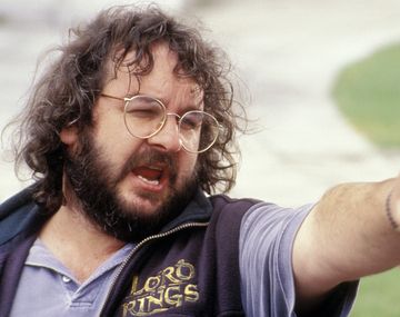 Peter Jackson durante la filmación de El Señor de los Anillos