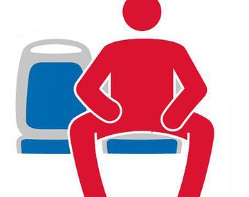 Hizo manspreading en el subte y es viral