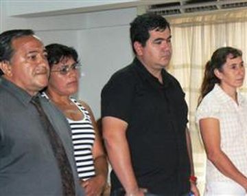 El intendente Eberth Vera mientras prestaba declaración en el juicio