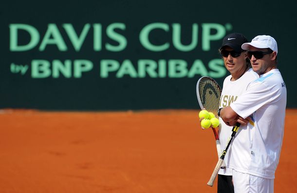 El equipo de Copa Davis comienza con los entrenamientos