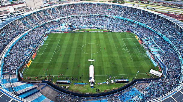 Así es como se vería la cancha de Racing techada