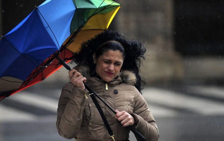 Vientos fuertes y algunas lluvias.