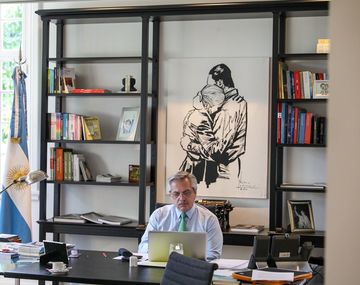 Alberto Fern&aacute;ndez, al cumplirse un mes del aislamiento&nbsp;