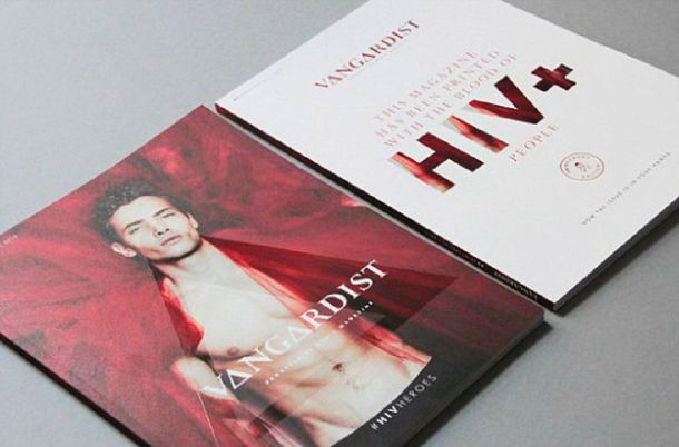 Jugada apuesta de una revista: fue impresa con sangre infectada con HIV
