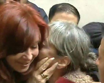 Alejandra Mársico con Cristina Kirchner