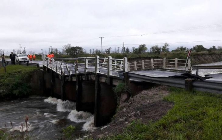 El tránsito está totalmente cortado