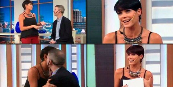 El emotivo encuentro de Pamela David con su fanático escocés