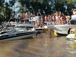 Desbarataron una fiesta clandestina a bordo de un yate en San Isidro