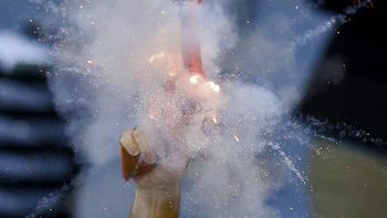 Detalle del pistoletazo de salida de la primera ronda de ciclismo Detalle del pistoletazo de salida de la primera ronda de ciclismo