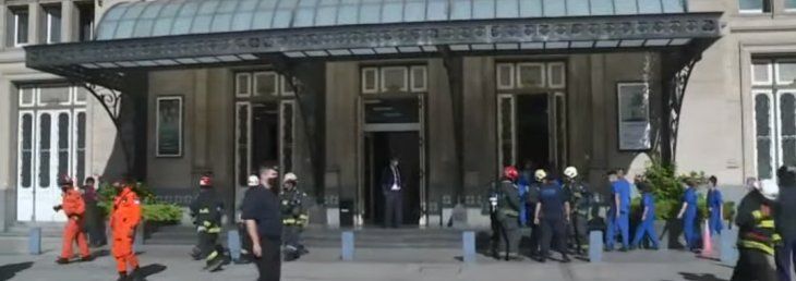 Evacuaron el Teatro Colón por una alarma de incendio