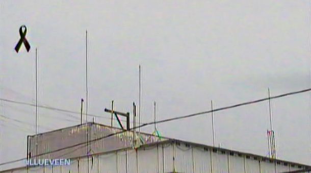 Cayó un rayo sobre una estación de servicio en la zona de Villa Lugano