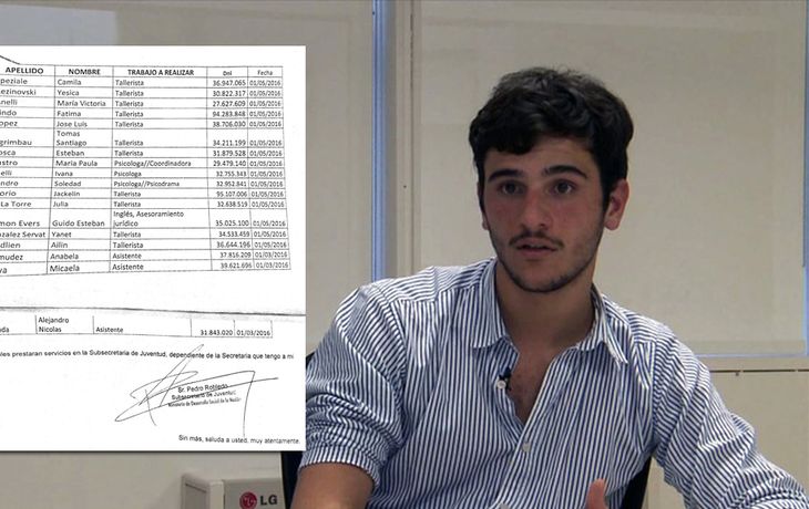 Tras los despidos, Piter Robledo contrató a varios militantes del PRO