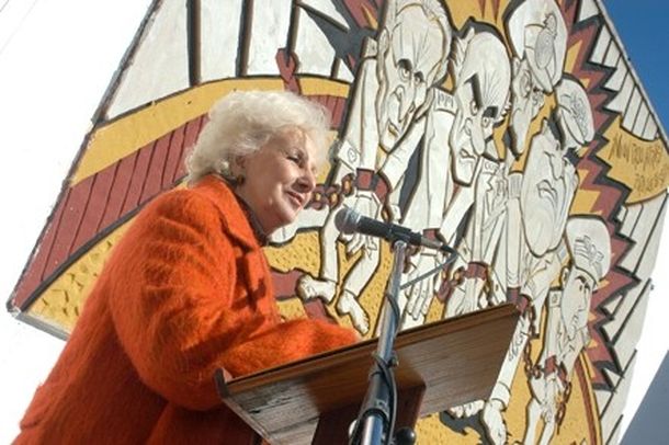 Inauguracion mural en la unidad 9 Carlotto