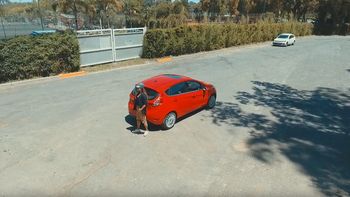 agustina casanova le enseno a manejar a diego poggi: el arranque agustina casanova le enseno a manejar a diego poggi: el arranque