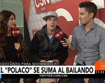 El Polaco palpita su debut en el Bailando