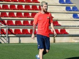 El rosarino se desgarró el 21 de septiembre ante el Atlético Madrid El rosarino se desgarró el 21 de septiembre ante el Atlético Madrid