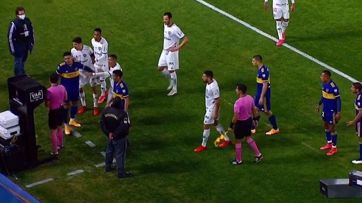 Polémica en la Bombonera: el VAR le anuló el 1-0 a Boca