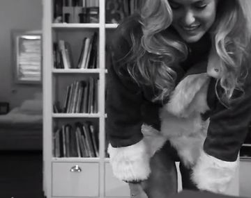 Refaeli se lució como Mamá Noel