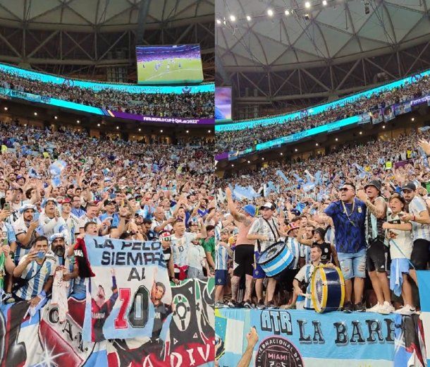 Clima de final: así palpita la hinchada argentina el duelo con México