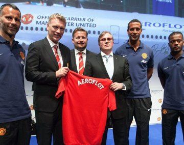 Manchester United rompe el contrato con la aerolínea rusa Aeroflot