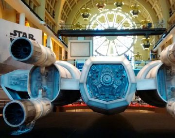 Nave de Star Wars aterrizó en Buenos Aires