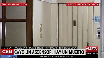 Un hombre murió al caer un ascensor en un edificio porteño. Un hombre murió al caer un ascensor en un edificio porteño.