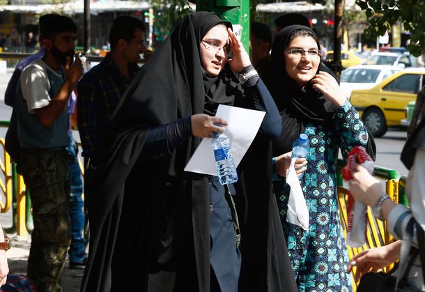 ¿El fin del mundo? Irán registra una sensación térmica de 75°C