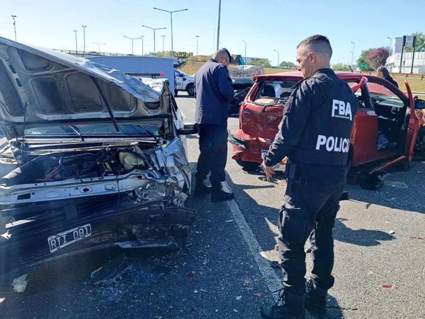Choque múltiple en Panamericana: hay tres heridos