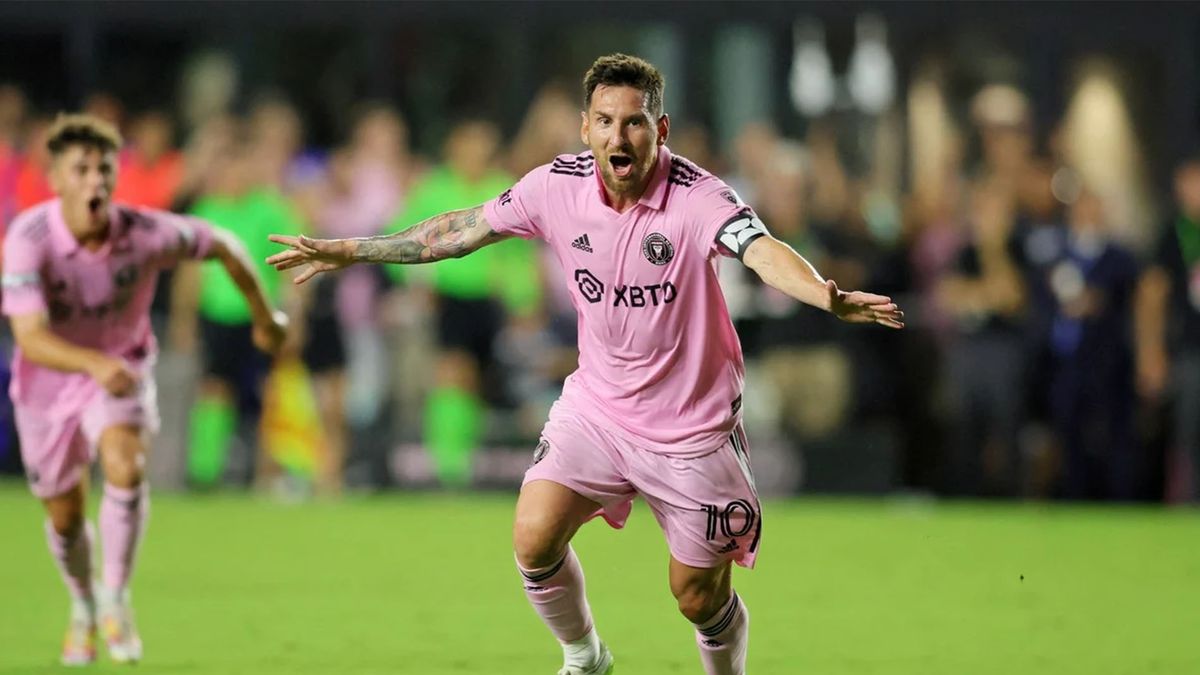 El GOLAZO de LIONEL MESSI en su debut en el Inter Miami