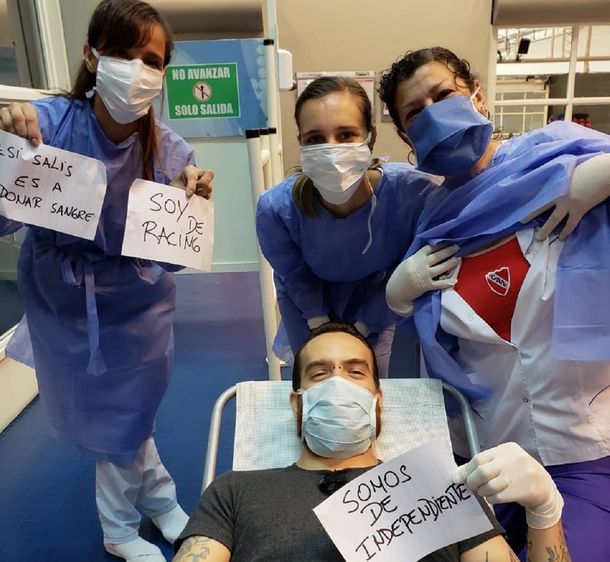 Racing se sumó a la campaña para los bancos de sangre