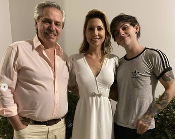 Alberto Fernández contó que Dyhzy hace la cuarentena con él: Vino a buscar comida