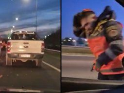 Video: quiso escapar de un control de alcoholemia y arrastró a un policía