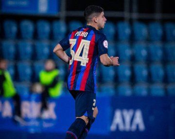 Promesa argentina: Pocho Román debutó en el Barcelona B