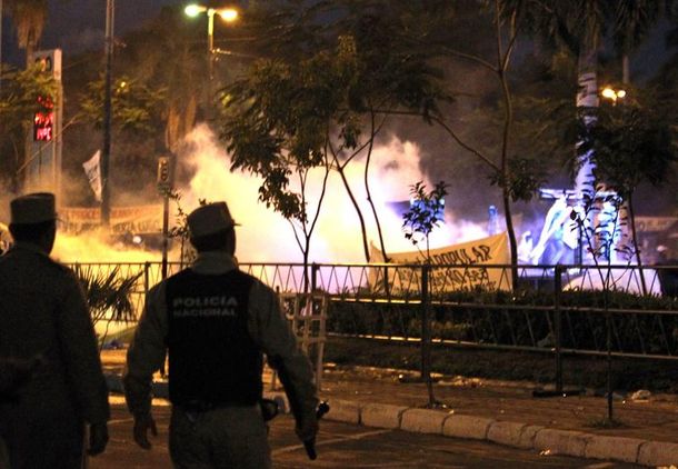 Incidentes en Asunción tras el juicio político