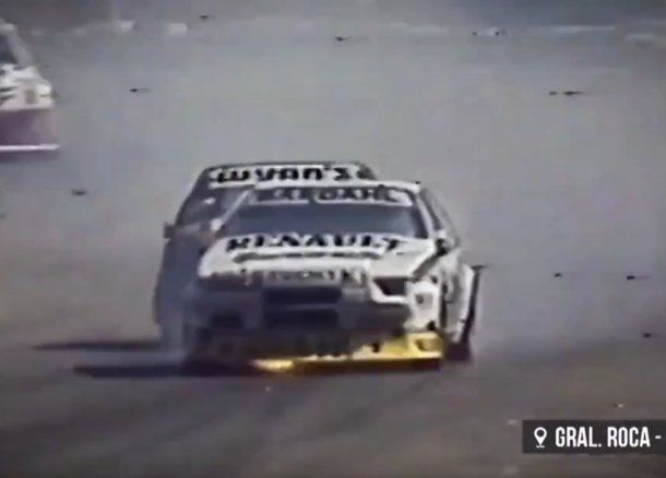 Juan María Traverso ganaba carreras hasta con el auto prendido fuego: la increíble victoria en General Roca