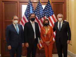 Tras el encuentro con Blinken, Santiago Cafiero se reunió con Nancy Pelosi