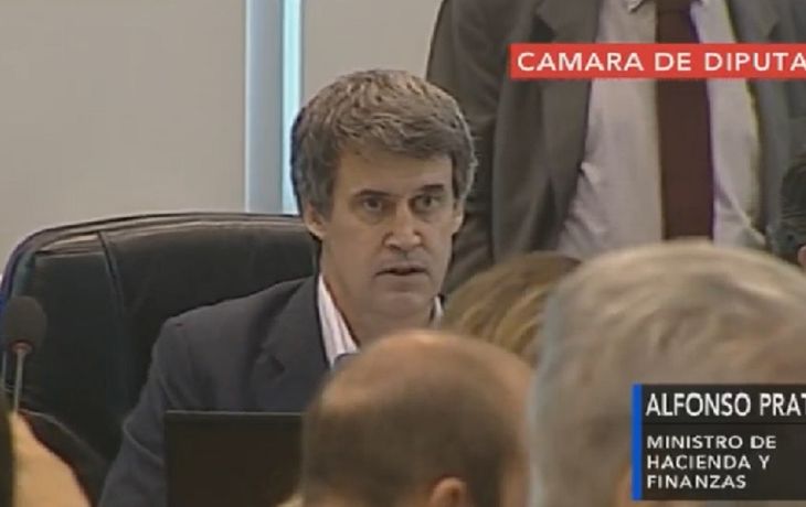 Alfonso Prat Gay explica en Diputados el proyecto para pagarle a los buitres
