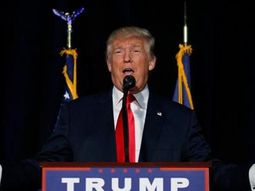 Donald Trump durante el debate presidencial Donald Trump durante el debate presidencial