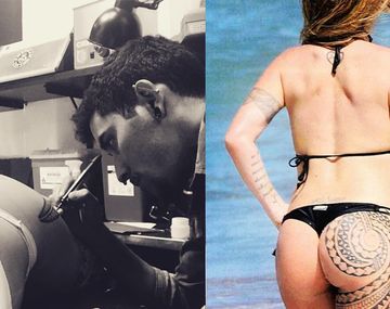 El tattoo de Florencia Peña