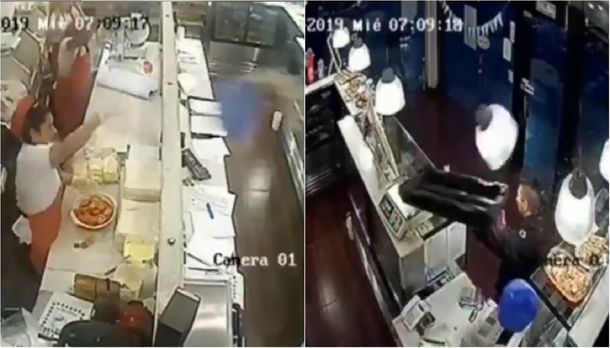 Ramos Mejía: un ladrón intentó robar una panadería y lo echaron a bandejazos